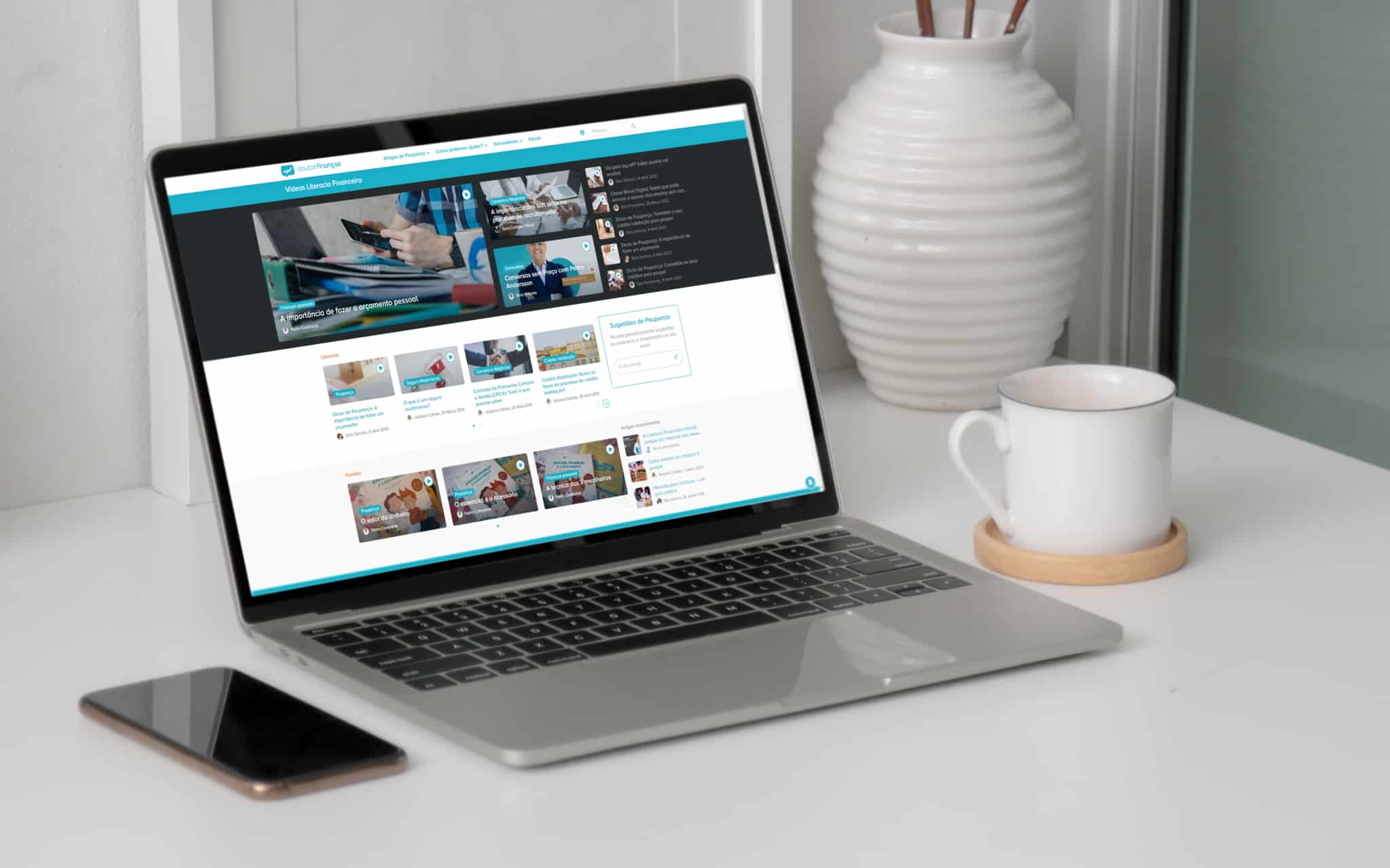 Página de vídeos Doutor Finanças