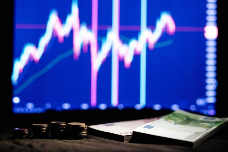 gráfico de investimentos e dinheiro a ilustrar artigo sobre tipos de investidor